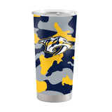 Nashville Predators 20oz Camo Stainless Steel Tumbler - Logo Brands - Flyclothing LLC