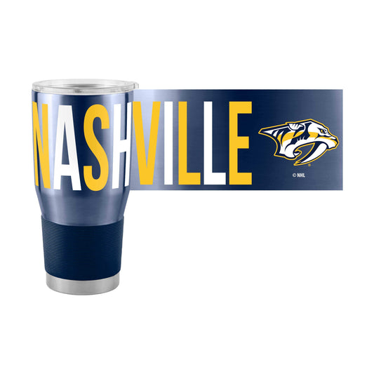 Nashville Predators 30oz Overtime Stainless Tumbler - Logo Brands - Flyclothing LLC