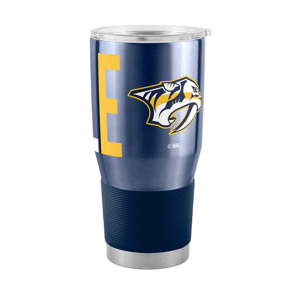 Nashville Predators 30oz Overtime Stainless Tumbler - Logo Brands - Flyclothing LLC