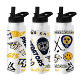 Nashville Predators 34oz Native Quencher Bottle - Logo Brands - Flyclothing LLC