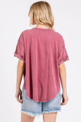 Mittoshop GAME DAY Round Neck Short Sleeve T-Shirt - Trendsi - Flyclothing LLC