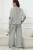 Sequin Patch Pumpkin Top and Pants Set - Trendsi - Flyclothing LLC