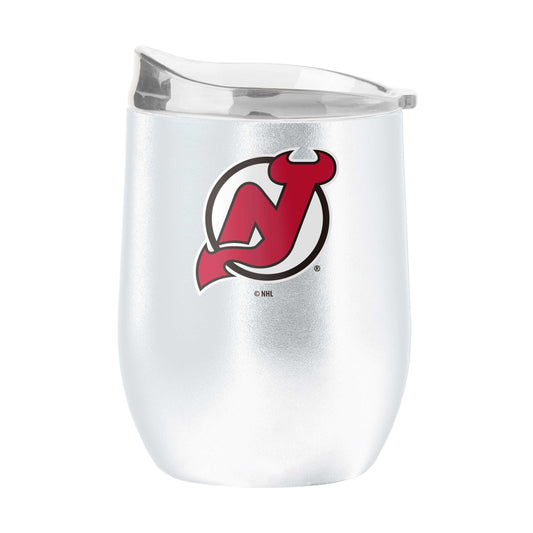 New Jersey Devils 16oz Swagger Powder Coat Curved Bev - Logo Brands - Flyclothing LLC