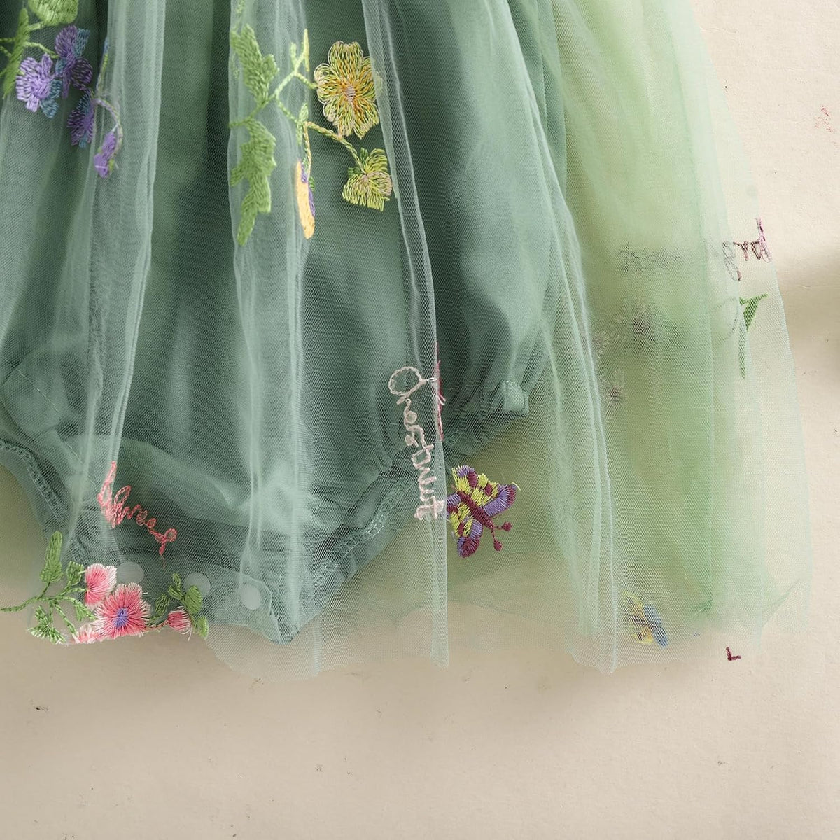 Baby Girl Halloween Costume Butterfly Wing Mesh Flower Sleeveless Tulle Fairy Romper Dress Birthday Tutu Dress - SHOMICOBOUTIQUE - Flyclothing LLC