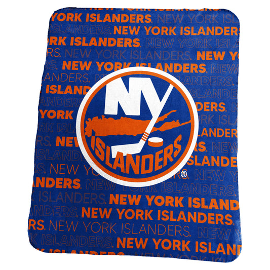 NY Islanders Classic Fleece Throw