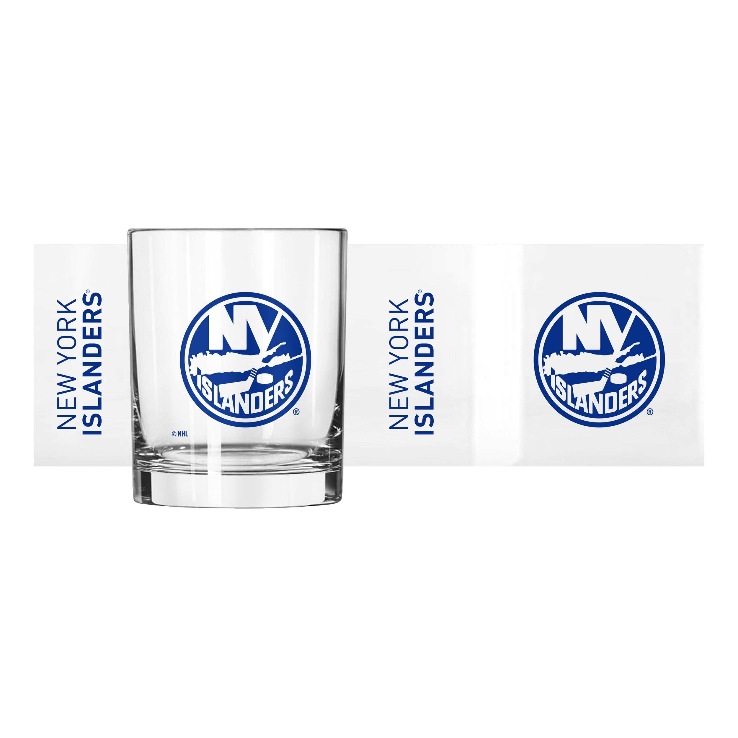New York Islanders 14oz Gameday Rocks Glass - Logo Brands - Flyclothing LLC