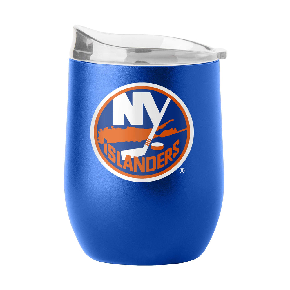 NY Islanders 16oz Flipside Powder Coat Curved Bev - Logo Brands - Flyclothing LLC