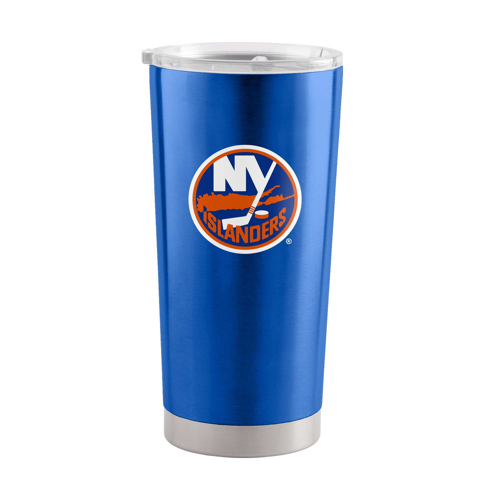 NY Islanders Letterman 20 oz Stainless Tumbler - Logo Brands - Flyclothing LLC