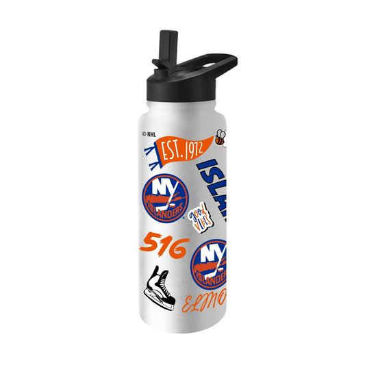 New York Islanders 34oz Native Quencher Bottle - Logo Brands - Flyclothing LLC