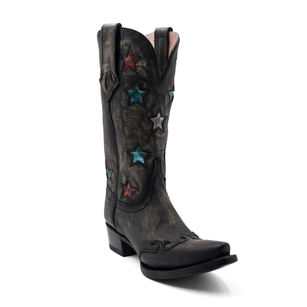 Ferrini Estrella Womens Charcoal Cowboy Boot - Ferrini USA