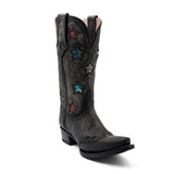 Ferrini Estrella Womens Charcoal Cowboy Boot - Ferrini USA