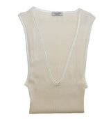 EGI Luxury Wool Silk V-Neck Tank Top. Proudly Made in Italy. - tittimitti - Flyclothing LLC