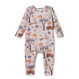 Forest Frolic Baby Romper - Soft Bamboo Fall Outfit - Tesa Babe - Flyclothing LLC