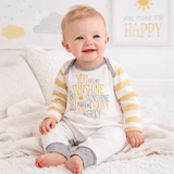 Baby's "You Are My Sunshine" Cotton Romper - Tesa Babe - Flyclothing LLC