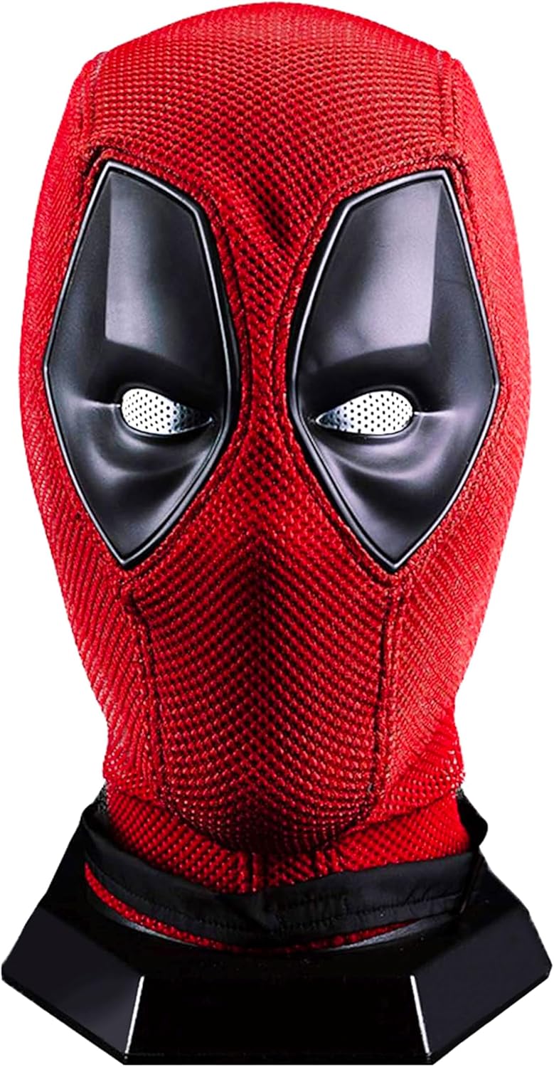 Superhero Wade Wilson Costume Halloween Red Helmet Mask Knitted Deadpool - SHOMICOBOUTIQUE - Flyclothing LLC