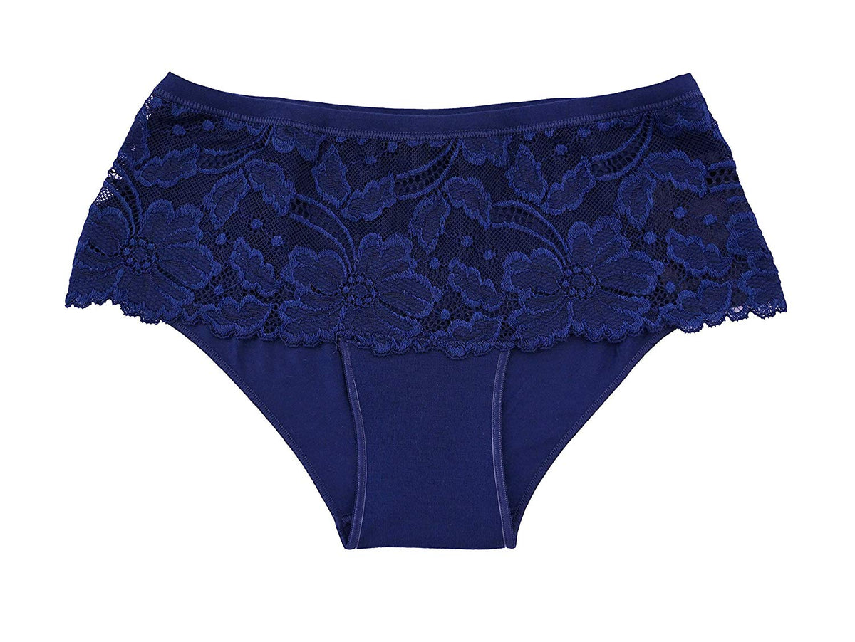 EGI Luxury Modal Women's Lace-Trimmed Briefs Panties. Proudly Made in Italy.(1153) - tittimitti - Flyclothing LLC
