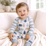 Bear Mountain Baby Boy Cotton Romper - Tesa Babe - Flyclothing LLC