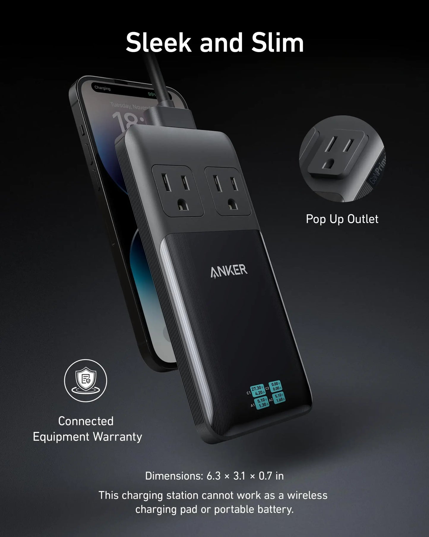 Anker Prime 6-in-1 Charging Station (140W) - Anker - Flyclothing LLC