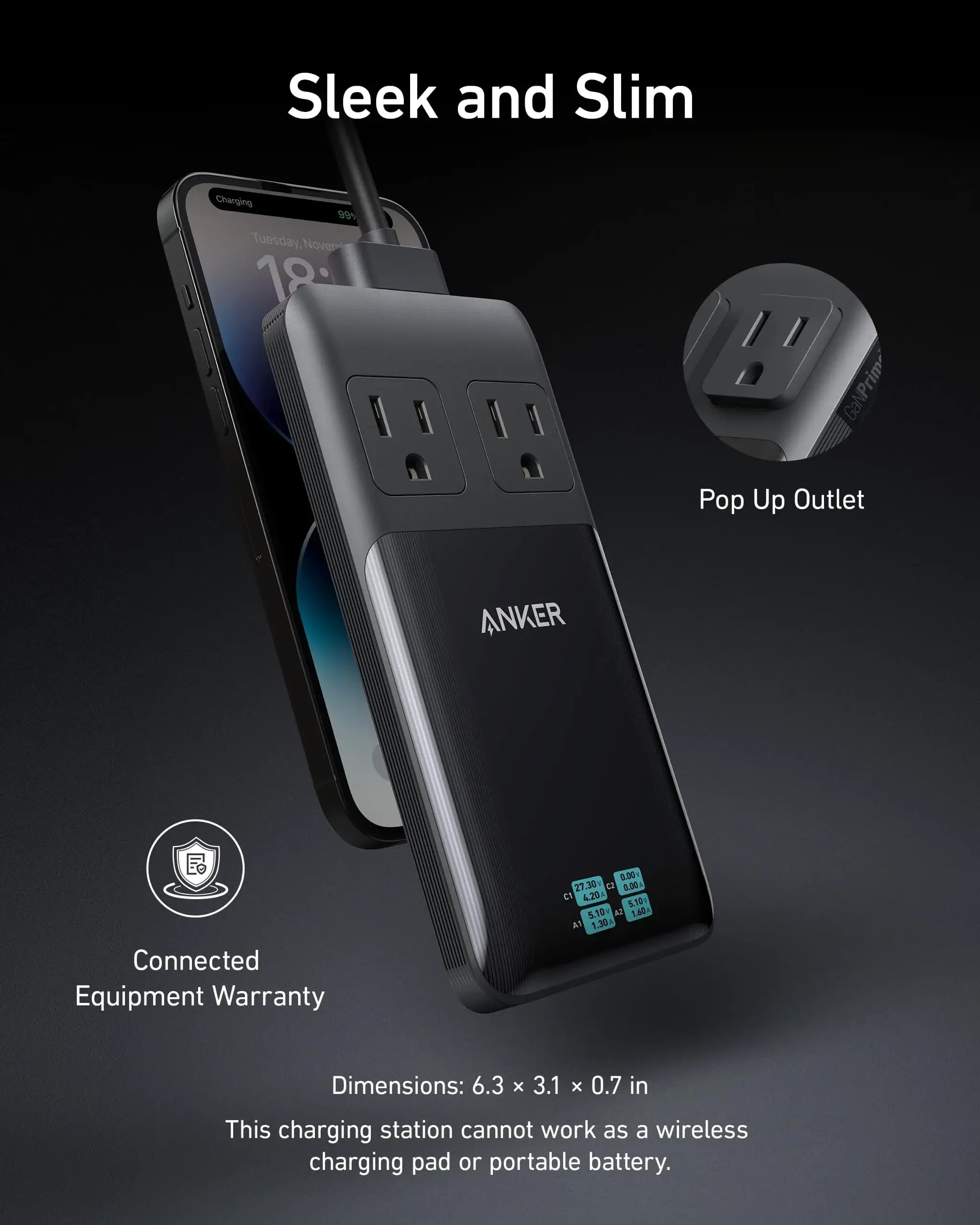 Anker Prime 6-in-1 Charging Station (140W) - Anker - Flyclothing LLC