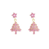 Christmas Tree Star Dangle Earrings - Trendsi - Flyclothing LLC