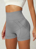 High Waist Active Shorts - Trendsi - Flyclothing LLC