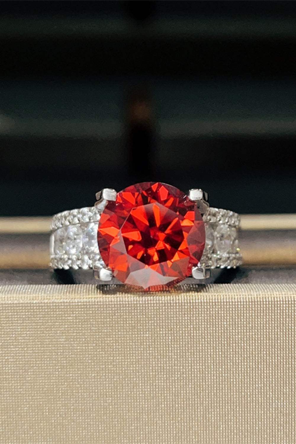 5 Carat Moissanite 925 Sterling Silver Ring - Trendsi - Flyclothing LLC