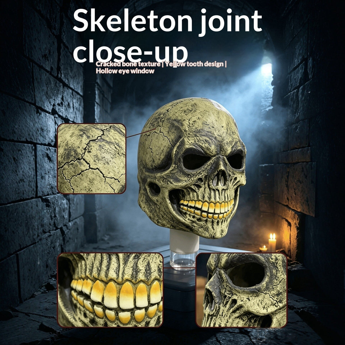 Halloween Skull Mask Soft Silicone Mask