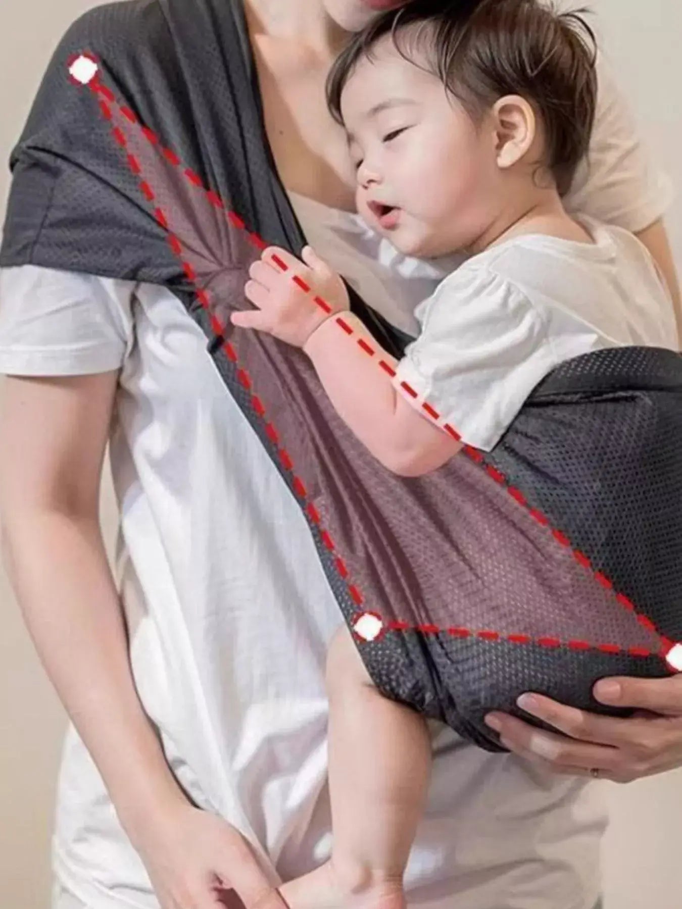 Breathable Mesh Baby Sling - Trendsi - Flyclothing LLC