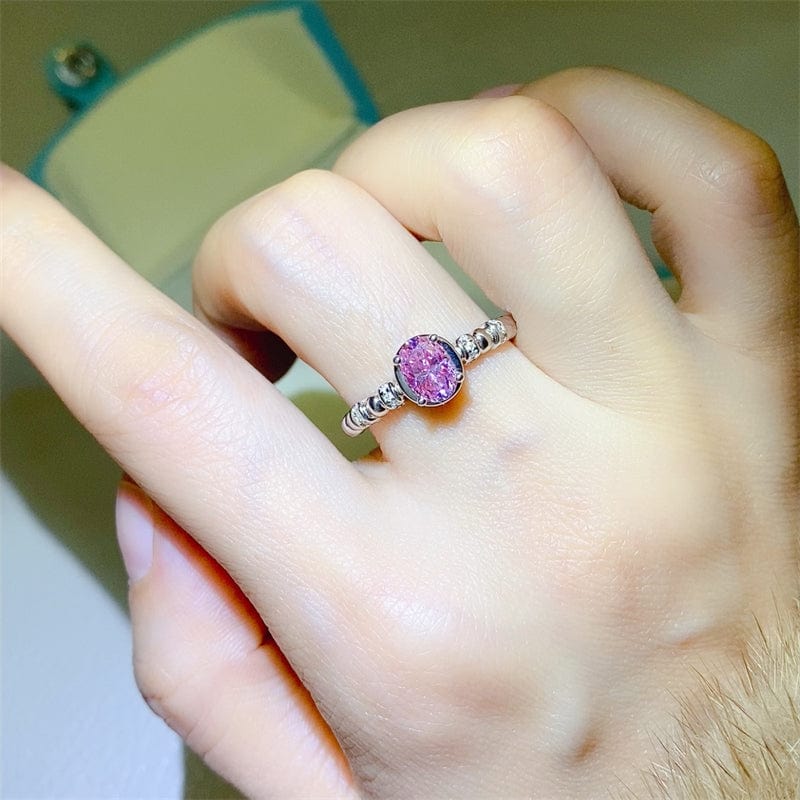 1 Carat Moissanite 925 Sterling Silver Ring - Trendsi