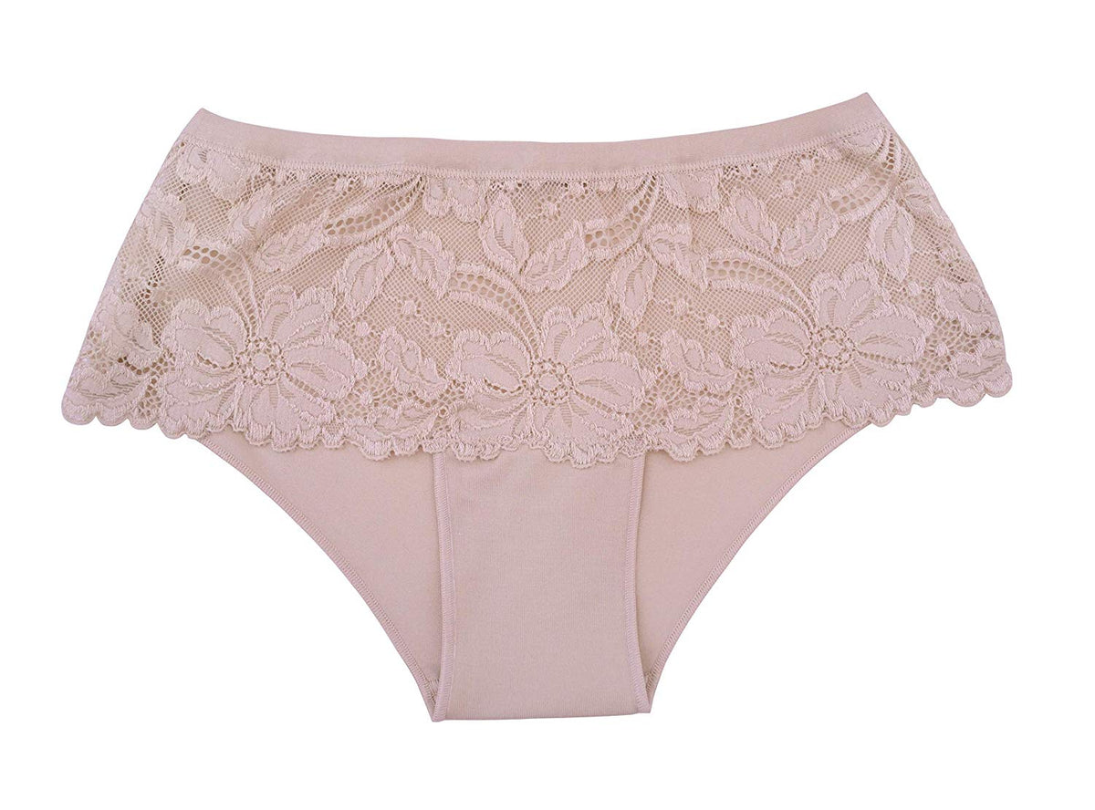 EGI Luxury Modal Women's Lace-Trimmed Briefs Panties. Proudly Made in Italy.(1153) - tittimitti - Flyclothing LLC