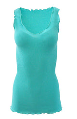 BASIC COTTON Free Spirit Premium Quality 100% Cotton Women's Tank Top. Proudly Made in Italy (603)
