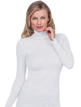 EGi Luxury Wool Silk Turtleneck Long Sleeve Top. Proudly Made in Italy (1494) - tittimitti - Flyclothing LLC
