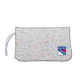 NY Rangers Leopard Print Wristlet