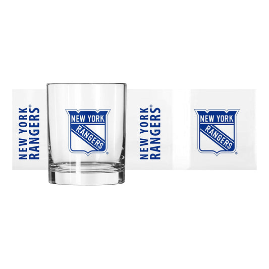 New York Rangers 14oz Gameday Rocks Glass - Logo Brands - Flyclothing LLC