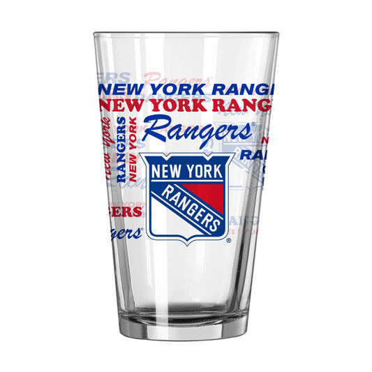 New York Rangers 16oz Spirit Pint Glass - Logo Brands - Flyclothing LLC