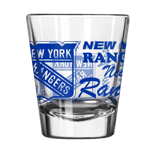 New York Rangers 2oz Spirit Shot Glass - Logo Brands - Flyclothing LLC