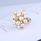 Pearl Cluster Ring - Trendsi - Flyclothing LLC