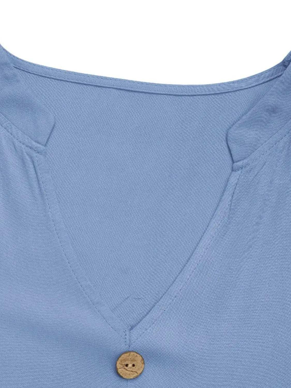 Notched Short Sleeve Tiered Midi Dress - Trendsi - Flyclothing LLC