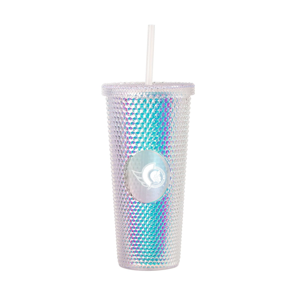 Ottawa Senators 24oz Iridescent Studded Tumbler - Logo Brands - Flyclothing LLC