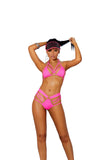 Elegant Memories Neon Pink 2 Pc Swimwear 82139