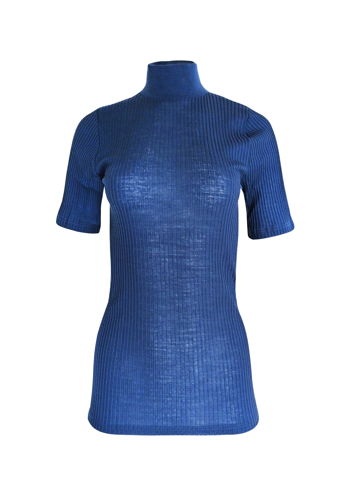 EGI Exclusive Merino Wool Blend Top with Short Sleeves. Proudly Made in Italy (8218) - tittimitti - Flyclothing LLC