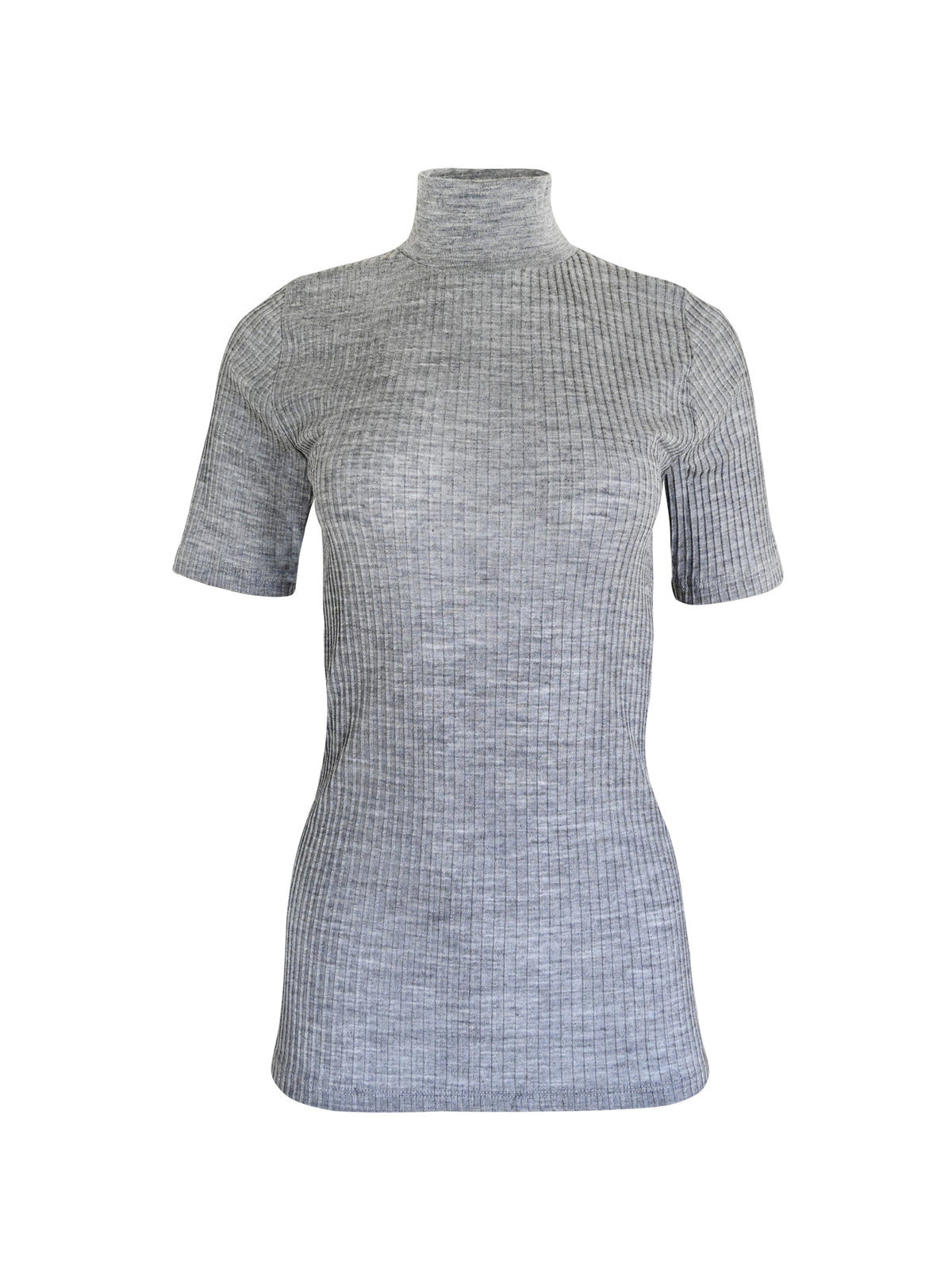 EGI Exclusive Merino Wool Blend Top with Short Sleeves. Proudly Made in Italy (8218) - tittimitti - Flyclothing LLC