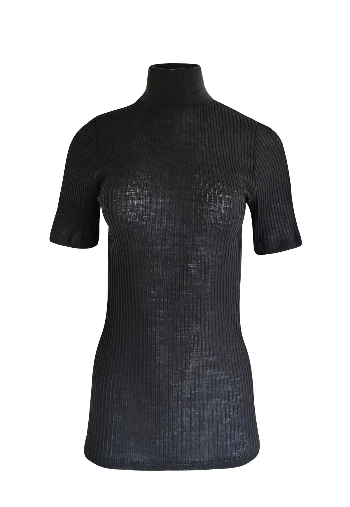 EGI Exclusive Merino Wool Blend Top with Short Sleeves. Proudly Made in Italy (8218) - tittimitti - Flyclothing LLC