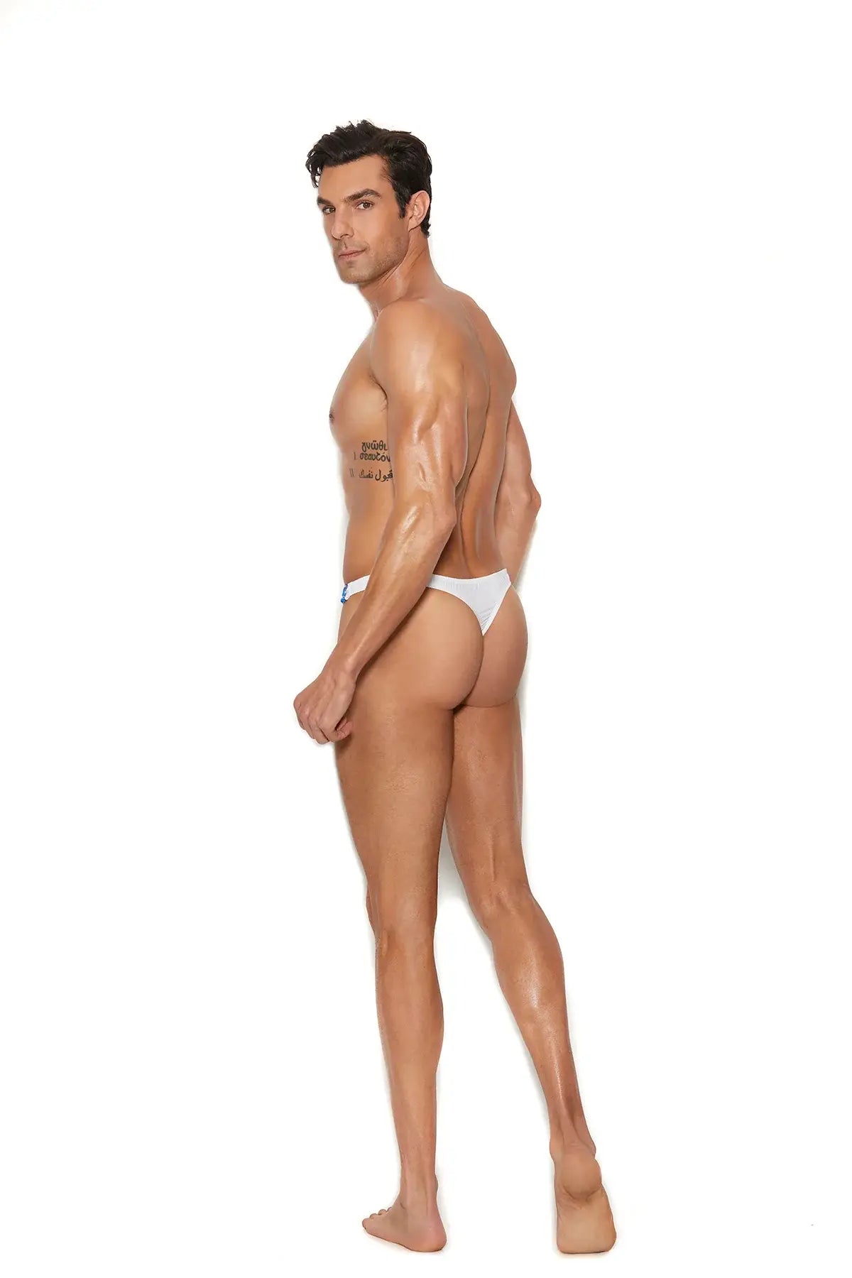 Elegant Moments Stars And Stripes Men's Snap Closure Thong 82192 - Elegant Moments - Flyclothing LLC