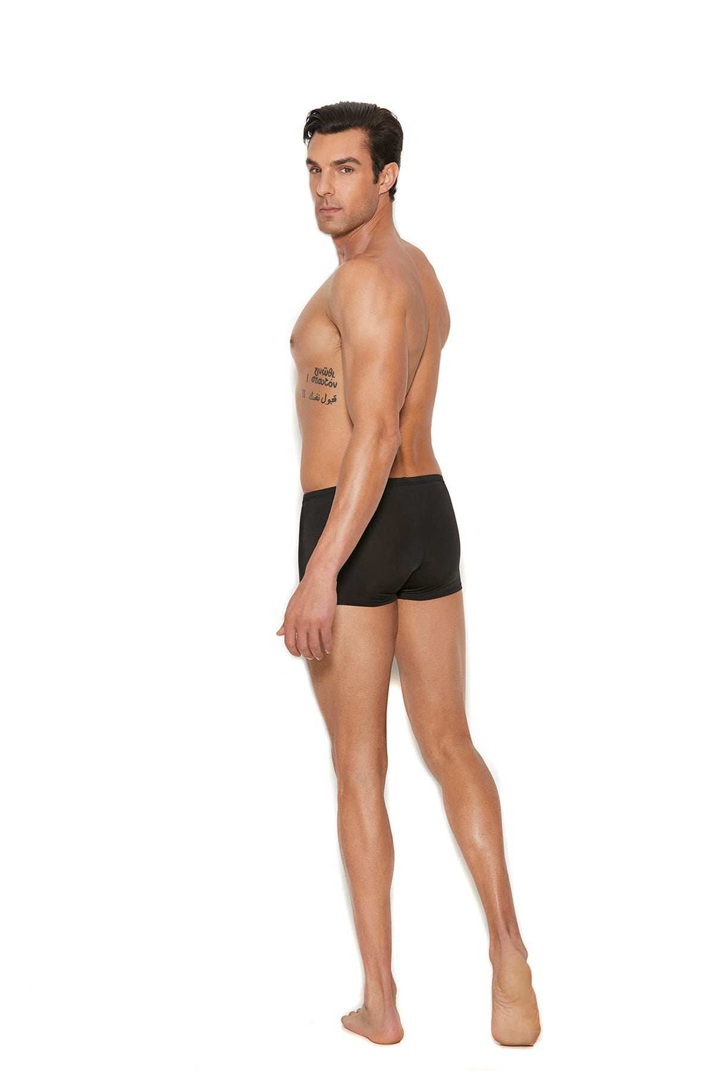 Elegant Moments Black Men's Lycra Boxer Brief 82194 - Elegant Moments - Flyclothing LLC