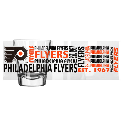 Philadelphia Flyers 2oz Spirit Shot Glass - Logo Brands - Flyclothing LLC