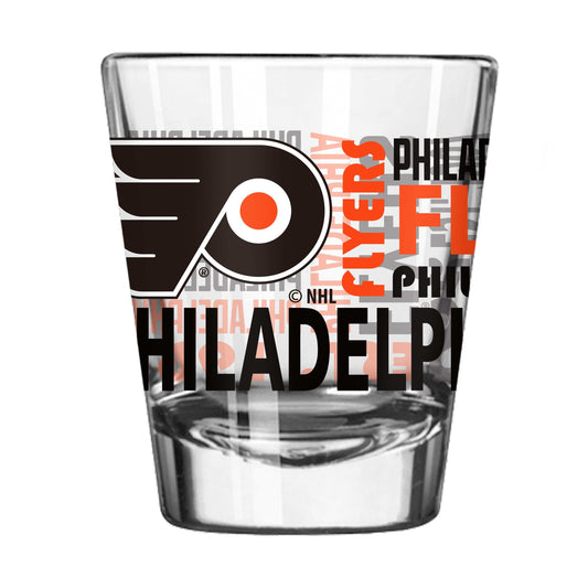 Philadelphia Flyers 2oz Spirit Shot Glass - Logo Brands - Flyclothing LLC