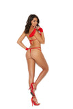 Elegant Memories Red Lace Teddy Mask & Gloves 82242