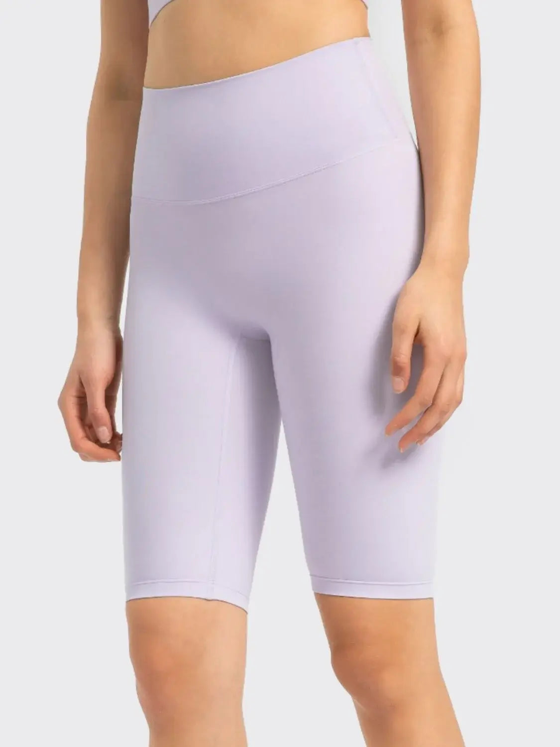Millennia High Rise Wide Waistband Active Shorts - Trendsi - Flyclothing LLC