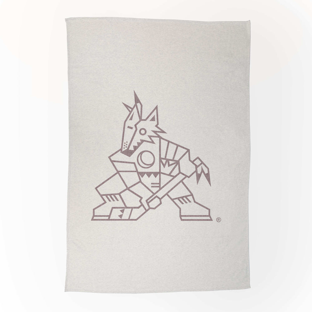 Arizona Coyotes Oversized Logo Sublimated Sweatshirt Blanket - Logo Brands - Flyclothing LLC